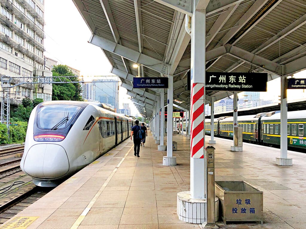 香港去廣州高鐵時間表
