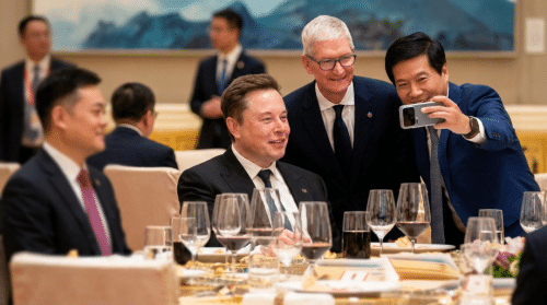 雷軍與馬斯克國宴合照
